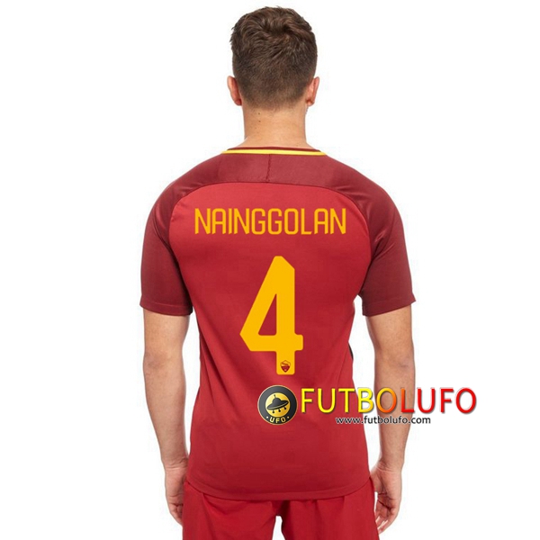 Primera Camiseta del AS Roma (NAINGGOLAN 4) 2017/2018