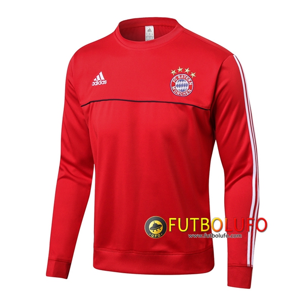 Sudadera de entrenamiento Bayern Munich Rojo Cuello redondo 2017/2018