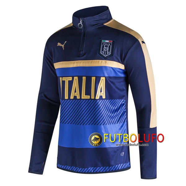 Sudadera de entrenamiento Italia Azul Fonce 2017/2018