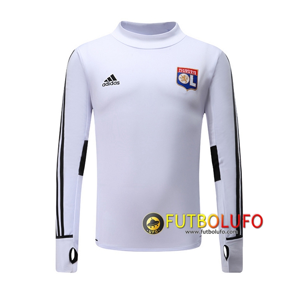 Sudadera de entrenamiento Lyon OL Blanco 2017/2018