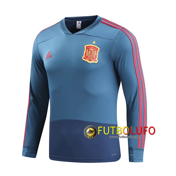Sudadera de entrenamiento España Azul 2017/2018