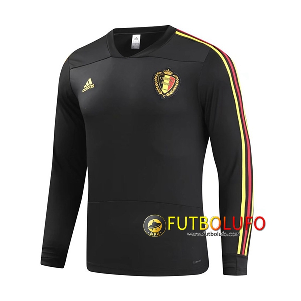 Sudadera de entrenamiento Bélgica Negro 2017/2018