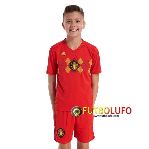 Primera Camiseta de Bélgica Niño 2018/2019