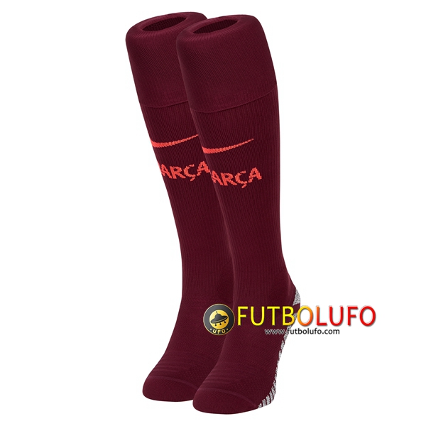Calcetines de FC Barcelona Castaño 2017 2018 Tercera