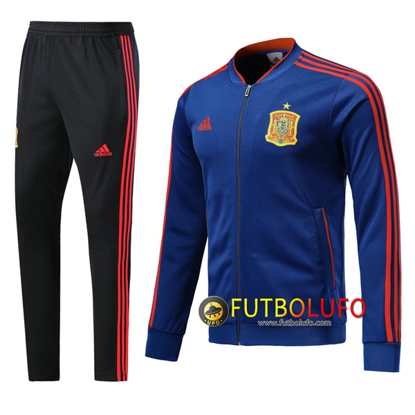 Chandal del España Azul 2017/2018 Chaqueta + Pantalones
