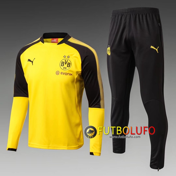 Chandal del Dortmund BVB Niño Amarillo 2017/2018 Sudadera + Pantalones