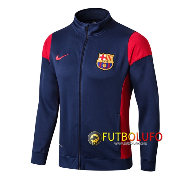 Chaqueta Futbol FC Barcelona Azul Marina/Roja 2017/2018