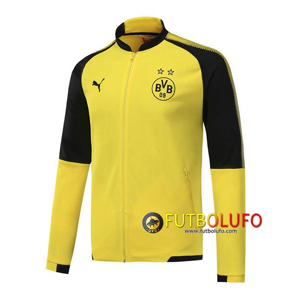 Chaqueta Futbol Dortmund BVB Amarillo/Negro 2017/2018