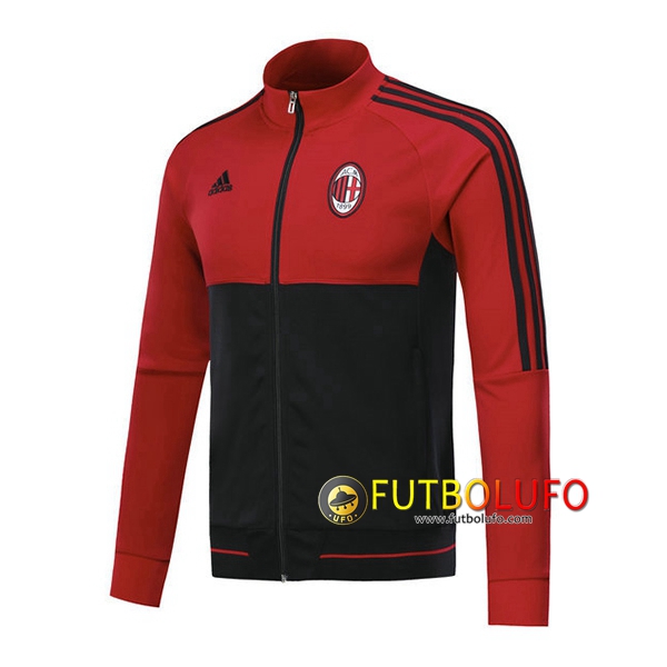 Chaqueta Futbol AC Milan Rojo/Negro 2017/2018