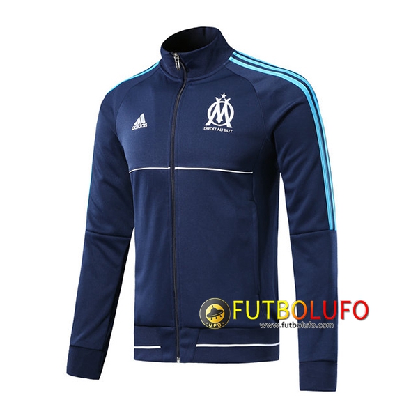 Chaqueta Futbol Marsella OM Azul Marina 2017/2018