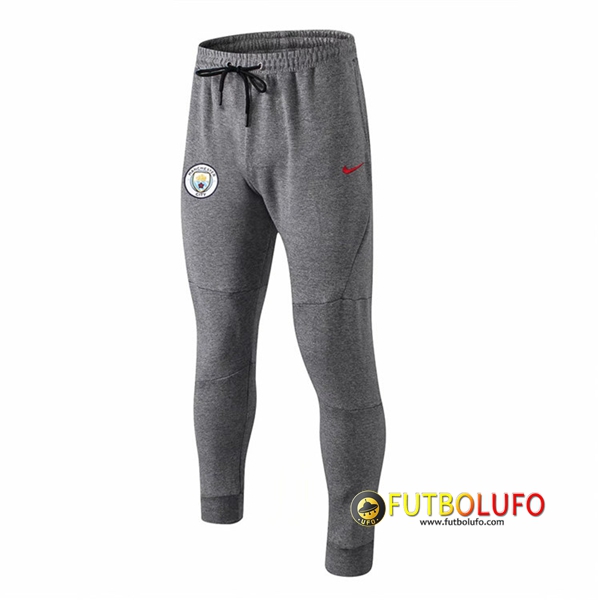 Pantalon Entrenamiento Manchester City Gris 2018 2019