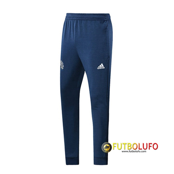 Pantalon Entrenamiento Manchester United Azul 2018 2019