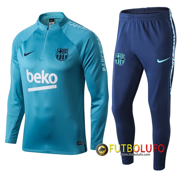 Nueva Chandal Futbol FC Barcelona Azul 2019 2020 Sudadera entrenamiento +