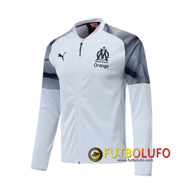 Nuevo Chaqueta Futbol Marsella OM Blanco 2019 2020