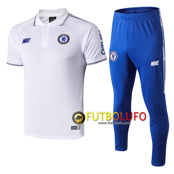 Polo Traje FC Chelsea + Pantalones Blanco 2019/2020
