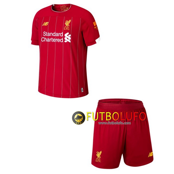 Primera Camiseta FC Liverpool Niños 2019/2020 + Pantalones Cortos