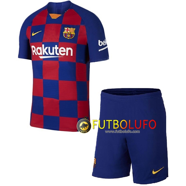 Primera Camiseta FC Barcelona Niños 2019/2020 + Pantalones Cortos
