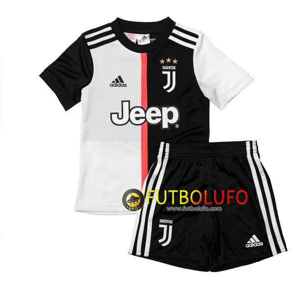 Primera Camiseta FC Juventus Niños 2019/2020 + Pantalones Cortos