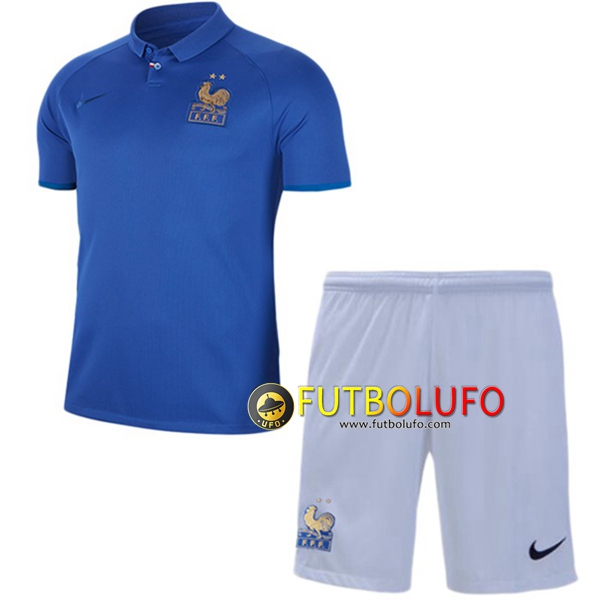 Camiseta Francia Niños 100 Aniversario + Pantalones Cortos