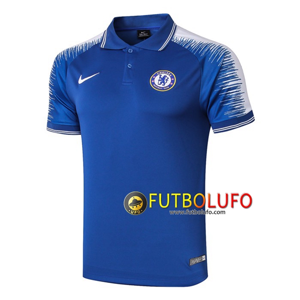 Polo Futbol FC Chelsea Azul/Blanco 2019/2020