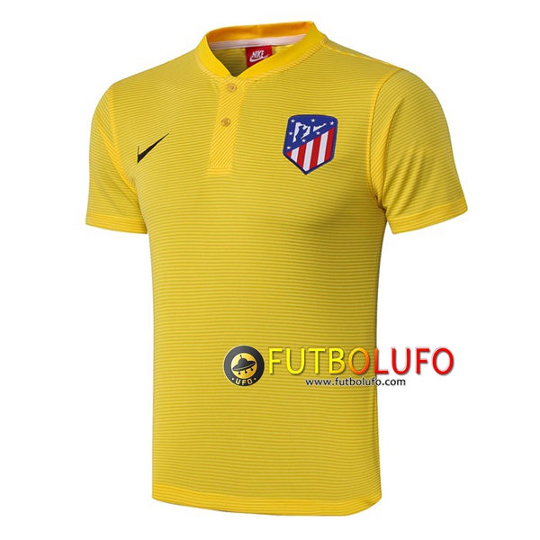 Polo Futbol Atletico Madrid Amarillo 2019/2020