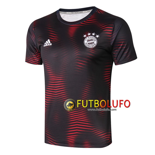 Pre-partido Camiseta Entrenamiento Bayern Munich Roja/Negro 2019/2020
