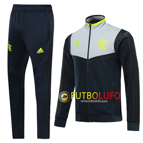 Chandal del Flamengo Azul oscuro/Gris 2019/2020 Chaqueta + Pantalones