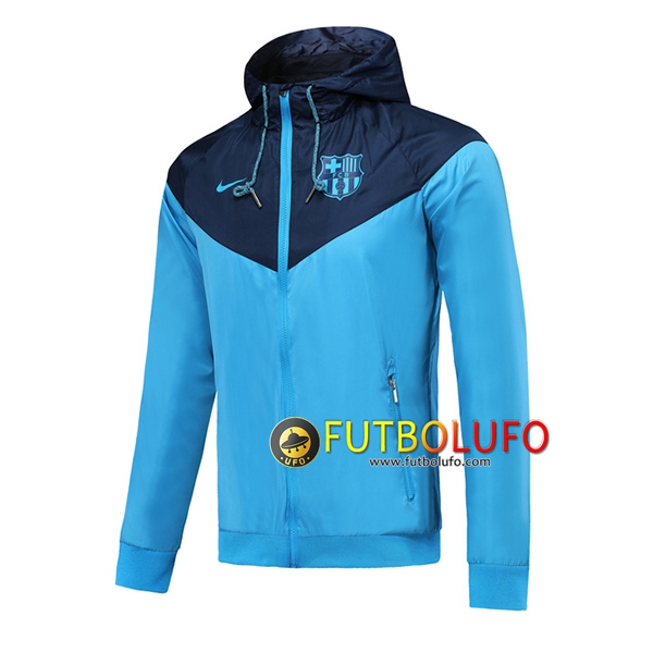 Chaqueta con capucha FC Barcelona Azul 2019/2020