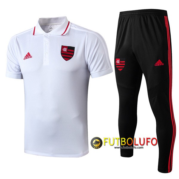Polo Traje Flamengo + Pantalones Blanco 2019/2020