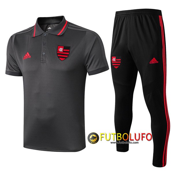 Polo Traje Flamengo + Pantalones Gris 2019/2020