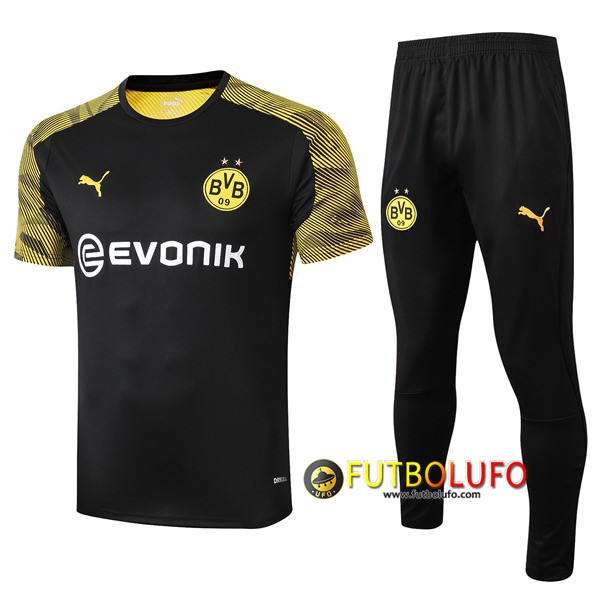 Camiseta Entrenamiento Traje Dortmund BVB + Pantalones Negro 2019/2020
