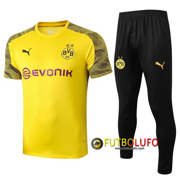 Camiseta Entrenamiento Traje Dortmund BVB + Pantalones Amarillo 2019/2020