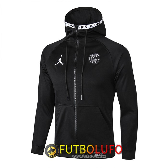 Nueva Chandal del PSG Jordan Negro 2019 2020 Chaqueta con capucha + Pantalones