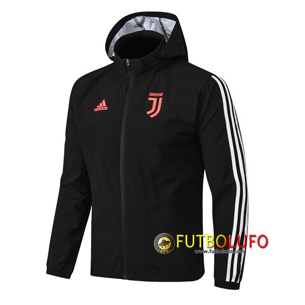 Chaqueta Futbol Rompevientos Juventus Negro 2019/2020