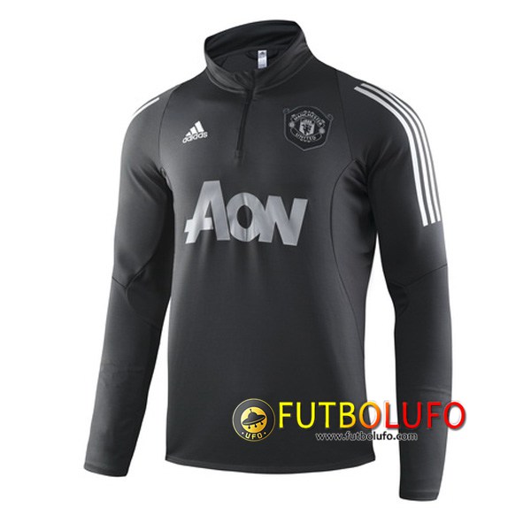 Sudadera de entrenamiento Manchester United Negro 2019/2020