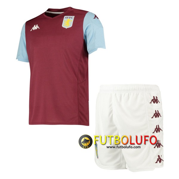 Camiseta Futbol Aston Villa Ninos Primera 2019/2020