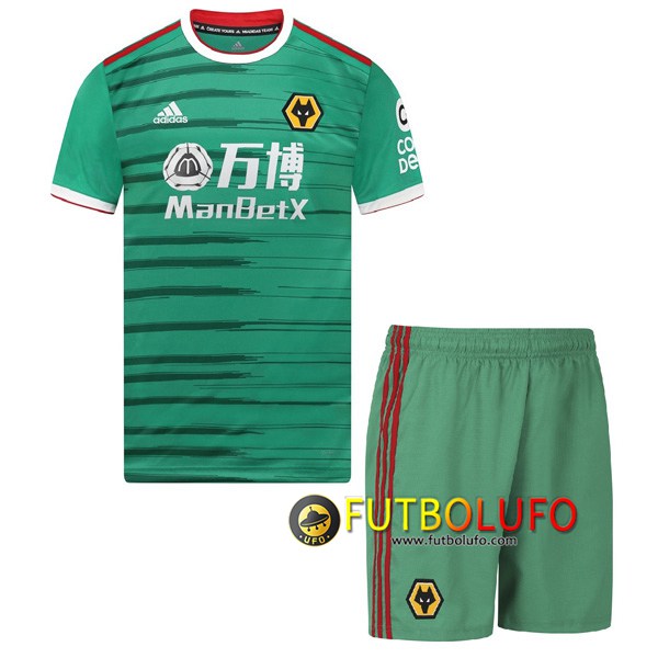 Camiseta Futbol Wolves Ninos Tercera 2019/2020