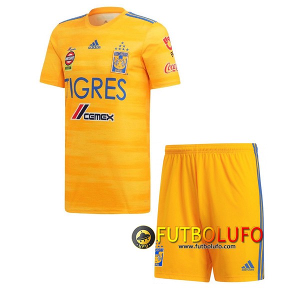 Camiseta Futbol Tigres UANL Ninos Primera 2019/2020