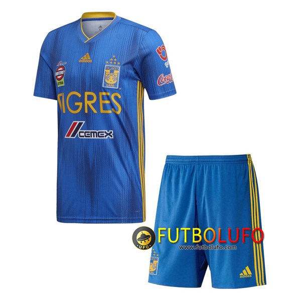 Camiseta Futbol Tigres UANL Ninos Segunda 2019/2020