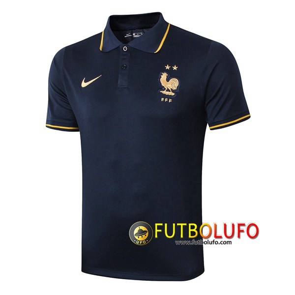 Polo Futbol Francia Azul Real 2019/2020