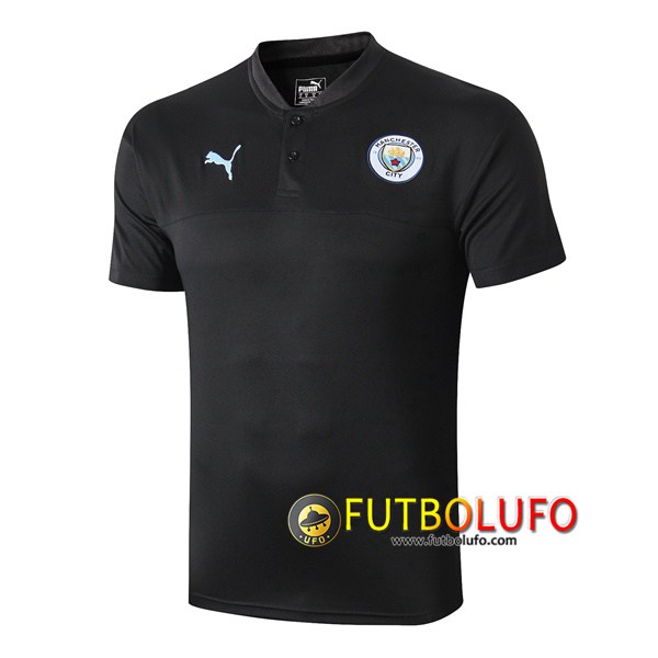 Polo Futbol Manchester City Negro 2019/2020