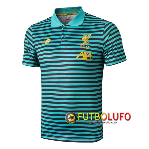 Polo Futbol FC Liverpool Verde Stripe 2019/2020