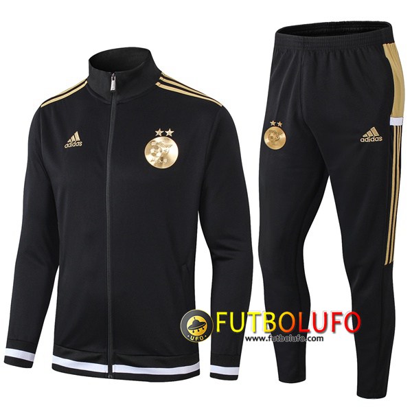 Chandal del Argelia Negro 2019 2020 Chaqueta + Pantalones