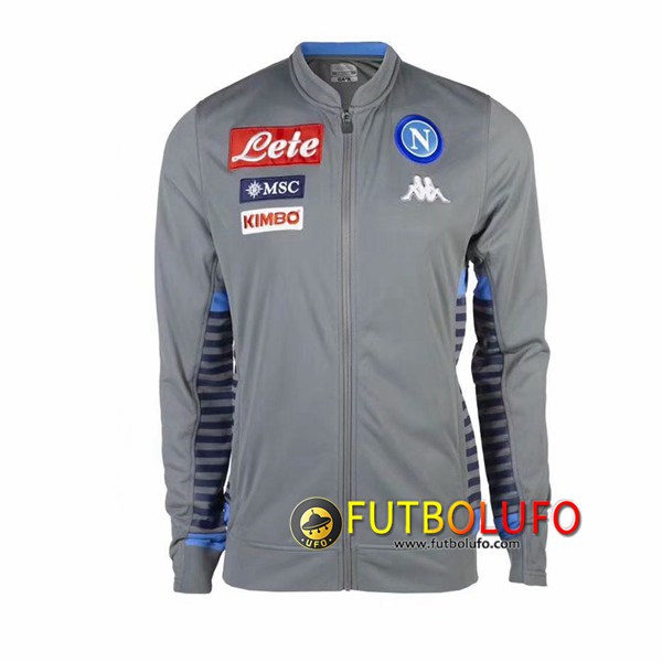 Chaqueta Futbol SSC Napoles Gris 2019/2020