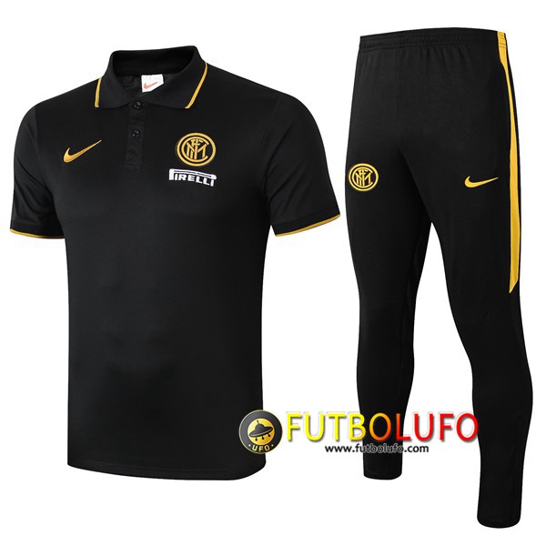 Polo Traje Inter Milan + Pantalones Negro 2019/2020