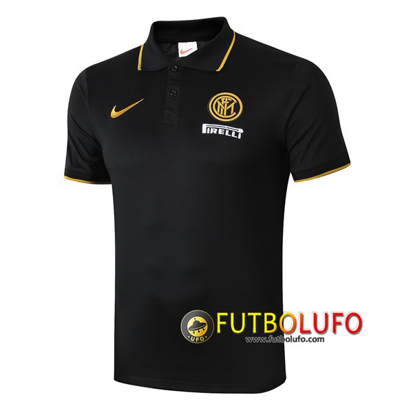 Polo Futbol Inter Milan Negro 2019/2020