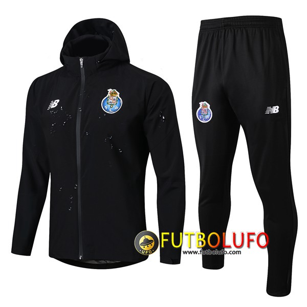 Chandal del FC Porto Negro 2019 2020 Rompevientos + Pantalones