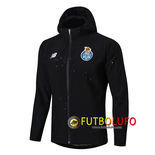 Chaqueta Futbol Rompevientos FC Porto Negro 2019 2020