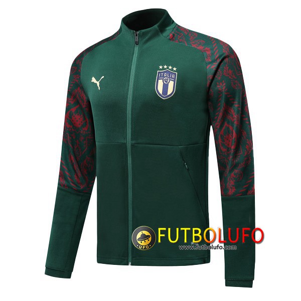Chaqueta Futbol Italia Verde 2019 2020