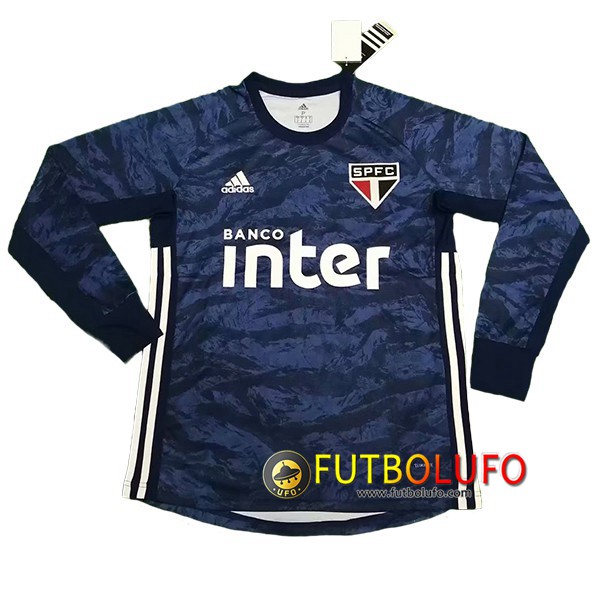 Camiseta del Sao Paulo FC Portero Manga Larga Azul Oscuro 2019/2020